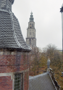  Noordelijke traptoren van Provinciehuis en Martinitoren Martinikerkhof 12, Groningen 106770, 102551, 102537