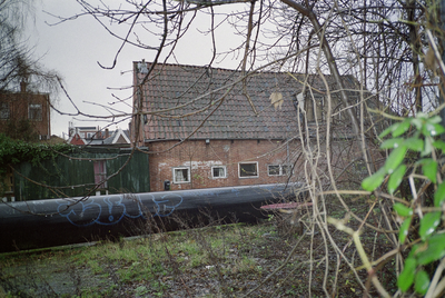  Oostelijke zijgevel en dakvlak Jodenkamp 11, Groningen