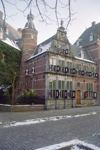  Herplaatste voorgevel in Provinciehuis Martinikerkhof 12, Groningen 102551