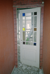  Glasdeur met gekleurd- en gewalsd glas Ubbo Emmiusstraat 7, Groningen 103421