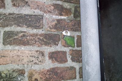  Metselwerk met groen geglazuurde baksteen Poelestraat 29, Groningen 103097