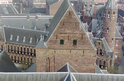  Daken van Martinikerk met voorgevel Provinciehuis Martinikerkhof 3, Groningen 102538, 106770