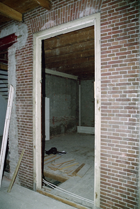  Muurwerk met deuropening Hereweg 2, Groningen 101083
