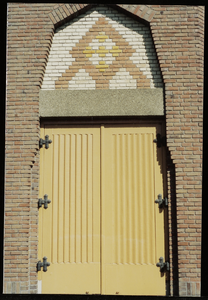  Franciscus (van Assisië) kerk, dubbele deur hoofdingang Zaagmuldersweg 67, Groningen 104558