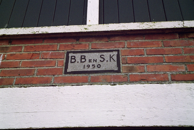  opschrift B.B en S.K 1950 Oude Adorperweg 4 106332