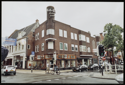  voorgevel, zijgevel, winkel, etalage, wonen Oude Ebbingestraat 86, Groningen 102973