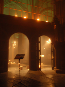  lichtval achter muziekstandaard Martinikerkhof 3, Martinikerk 102538