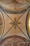  kleurrijk beschilderd plafond Martinikerkhof 3, Martinikerk 102538