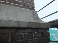  Helperkerk gevel detail bakstenen beton hoek toren Coendersweg 58 100891