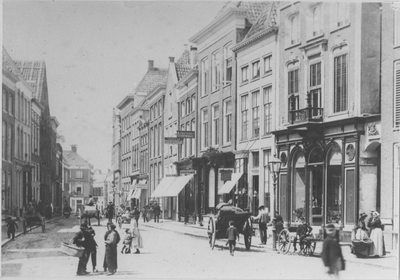  historische prent straatbeeld Brugstraat Brugstraat 15 101849