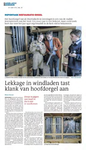  Reportage DVHN: Restauratie hoofdorgel, lekkage in windladen tast klank hoofdorgel aan Martinikerkhof 3, Martinikerk 102538