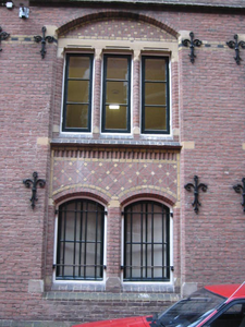  muurankers, boogvensters Sint Jansstraat 2, Groningen 103291