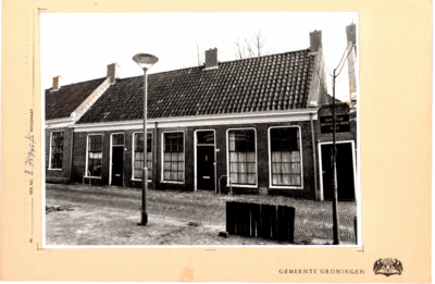  stamkaart bouwhistorische dossiers Grote Rozenstraat 76, 78, 80, 82, 84 Groningen 100649