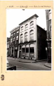  stamkaart bouwhistorische dossiers Steentilstraat 25, Groningen 100739