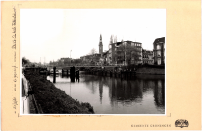  stamkaart bouwhistorische dossiers Trompbrug verbindt Trompstraat met Veemarktstraat, Groningen 100741