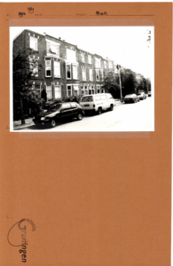  stamkaart bouwhistorische dossiers Akkerstraat 2, 4, 6, 8, 10, 12, 14, 16, 18, 20, 22, 24, Groningen 100829