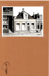  stamkaart bouwhistorische dossiers Damsterdiep 68, Groningen 100904