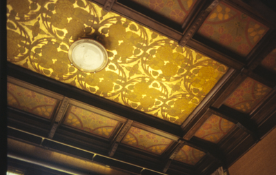  Rijk bewerkt plafond in Huize Tavenier Ubbo Emmiussingel 110, Groningen 100762