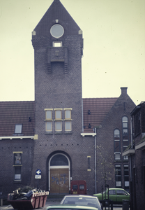  Voorgevel met toren Cortinghlaan 27, Groningen 100895