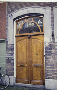  Ingangspartij met dubbele Jugendstil deuren H.W. Mesdagstraat 32, Groningen 101027