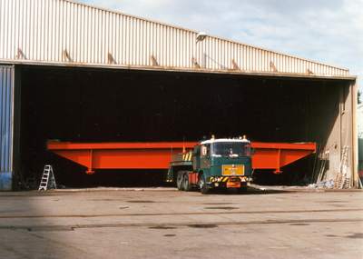 396750 Bouw Kooybrug (basculebrug), Den Helder, 1989-09-01