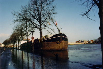 403759 Hoogwater in de IJssel, Datum onbekend.