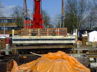 499886 Inhijsen prefab beton deel Noordelijk landhoofd Dr. Deelenlaanbrug Tilburg 3, 2015-01-31