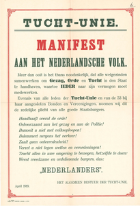 Manifest aan het Nederlandsche volk.