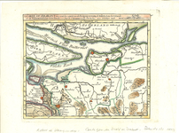 B18-12 Carte du Brabant ou sont les environs de Berg-op-zoom, de Tolen dans la Zelande, et de Villemstat dans la ...