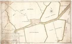D18-08 Plan van de Steede Goedereede met de aangelegene situatie waar op gebragt zijn alle de dijken, wegen… , 1781