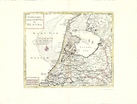 B18-10 Nuova Carta della Contea di Olanda , ca. 1745