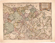 C17-13 Nieuwe en Nauwkeurige Lantcaert vande XVII Nederlantse Provincie , 1672