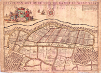 D17-25 Caarte van het Oude Nieuwe Landt in West Voorn , 1698
