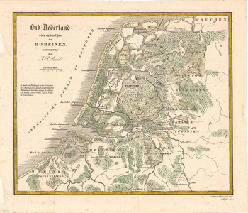 B19-65 1. Oud Nederland voor en ten tijde der Romeinen. (2x), 2. Nederland ten tijde der Franken, Saksen en Friezen 3. ...