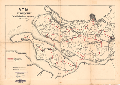 D19-65 R.T.M. verbindingen met de Zuid-Hollandsche Eilanden (plus 1x in kopie), 1897