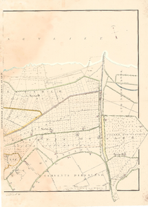 D19-69 Kaart van de gemeenten Stellendam, Onwaard en Roxenisse , 1835/eind 19e eeuw