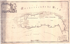 A19-18 Situatie Kaart van den Eilande Goedereede 1824 , ca. 1950 origineel 1824