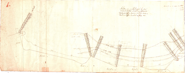 B19-60 Schets voor de Peilingen bij den Oudenlandschen Zeedijk aan de Goedereede , 1840