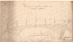 C19-91 Situatie-schets van een gedeelte Duin en Strand aan de Noordzijde van Goedereede. , 1874