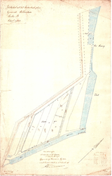 D19-32 Uittreksel uit het kadastrale minuutplan Gemeente Stellendam Sectie B. (zie cat.nr. D19-28), 1896