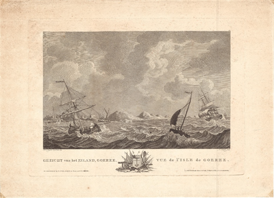 J18-18 Gezicht van het Eiland, Goeree. (zie nr. J18-12 en J19-08), 1781