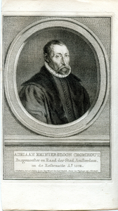 39 Adriaan Reinierszoon Cromhout, Burgemeester en Raad der Stad Amsterdam na de Reformatie A* 1578. ( ? -1578), ca. 1750