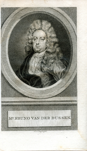 47 Mr. Bruno van der Dussen. (1660-1741), ca. 1750