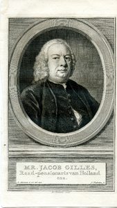 63 Mr. Jacob Gilles, Raad-pensionaris van Holland enz. (1691-1765), ca. 1750