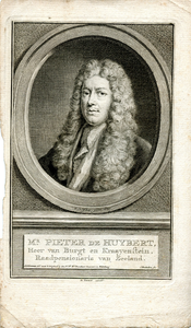 90 Mr.Pieter de Huybert, Heer van Burgt en Kraayenstein, Raadpensionaris van Zeeland. (1622-1696), ca. 1750