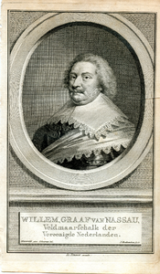 112 Willem, Graaf van Nassau, Veldmaarschalk der Vereenigde Nederlanden. (1592-1642), ca. 1750