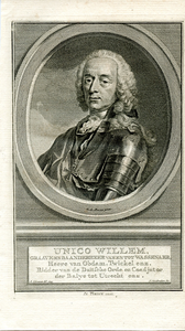 148 Unico Willem, graave en Baander-Heer van en tot Wassenaer, Heere van Obdam, Twickel enz. Ridder van de Duitsche ...