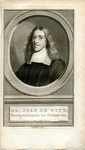 154 Mr. Joan de Witt, Raadpensionaris van Holland enz. (1625-1672), ca. 1750