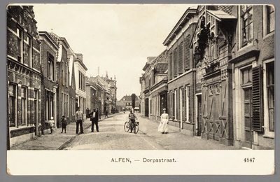 0232 Alfen, - Dorpsstraat, 1900-1910