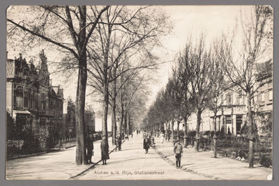 0500 Alphen a./d. Rijn, stationsstraat, 1910-1920